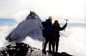 The highest point on Kamchatka- Kluchevskoi Volcano